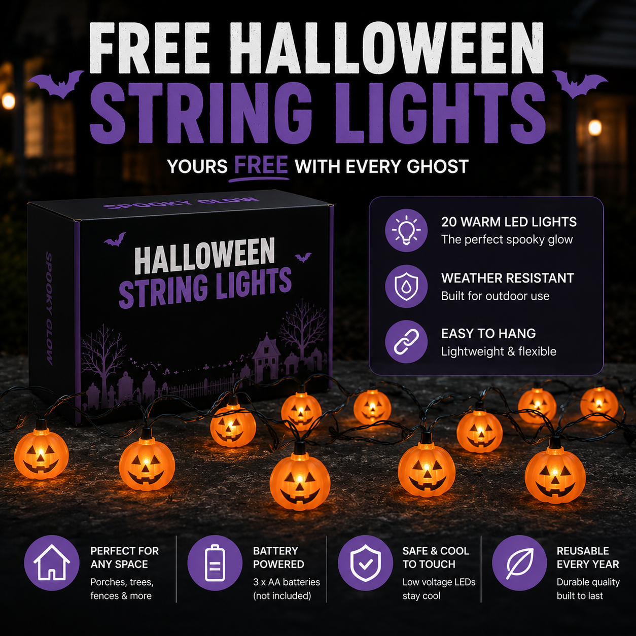 FREE Halloween String Lights