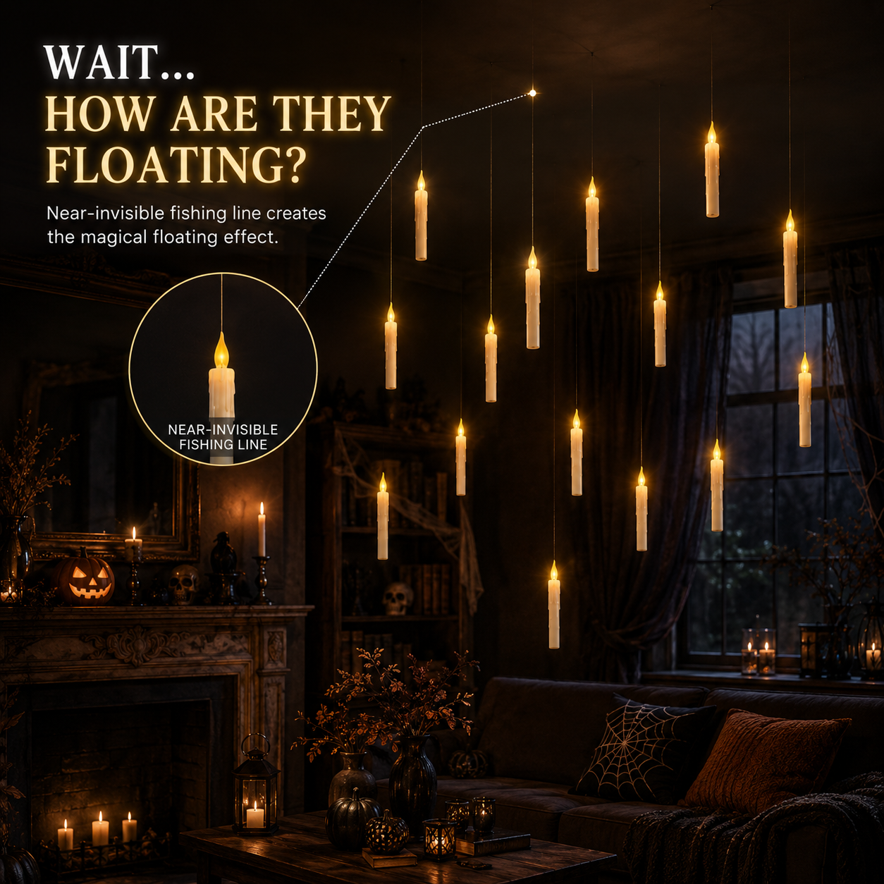 The Magic Candles | Floating Wand Control Set