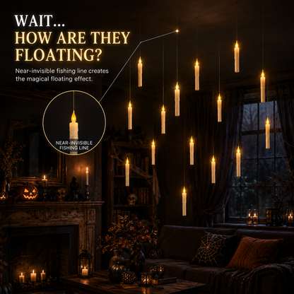 The Magic Candles | Floating Wand Control Set