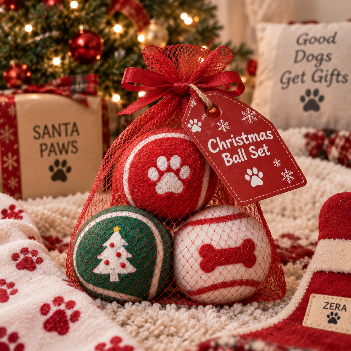 FREE 3-Pack Xmas Ball Set