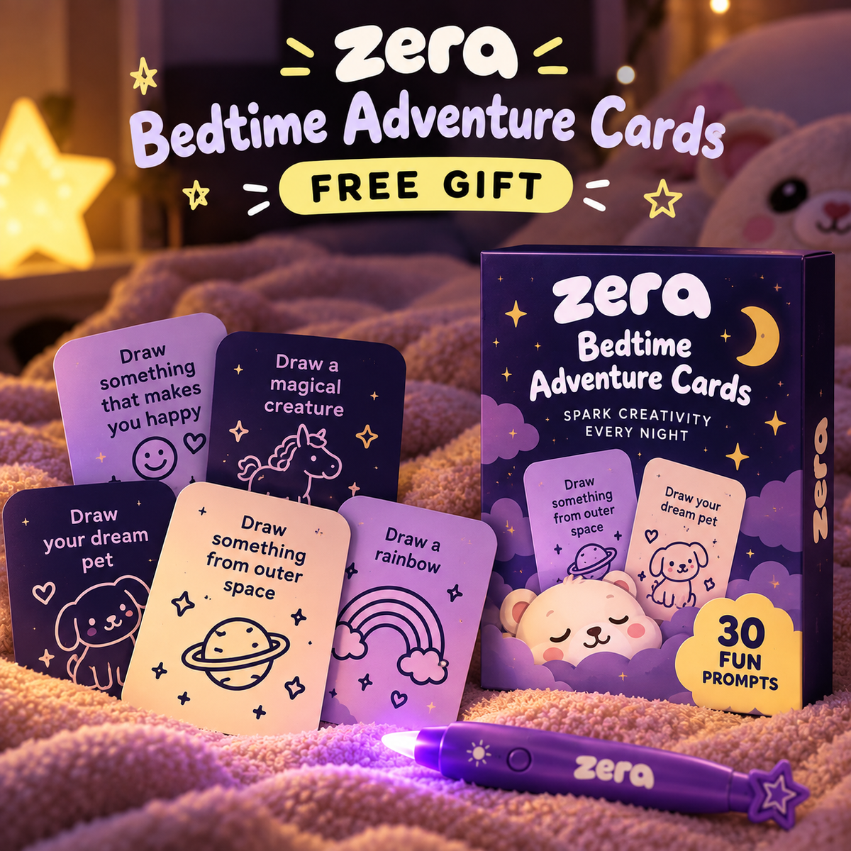 FREE Bedtime Adventure Cards