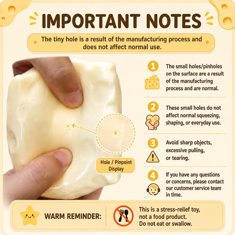 The Cheese | Stress Relieving Squishy Toy