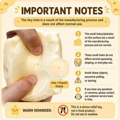 The Cheese | Stress Relieving Squishy Toy
