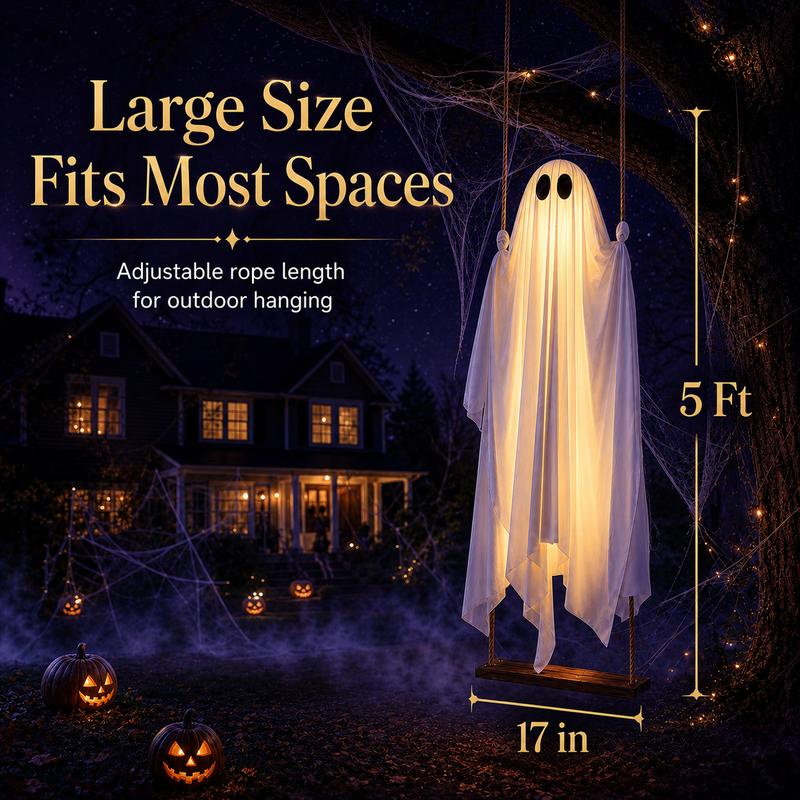 The 'WTF Ghost' | 5ft Swinging Ghost